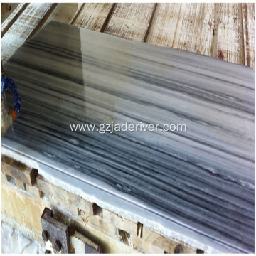 Natural White Wood Grain Marble Wood Grain Plate